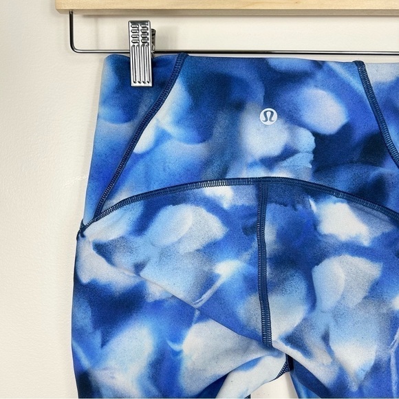 Lululemon Train Times Crop 17" Mini Blush Blossom Alpine White Midnight Navy 4 - Picture 9 of 9